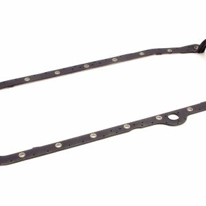 MOROSO 93151 Oil Pan Gasket SBC 86-Up 1pc Rubber w/Steel Core Pass Side Dipstick