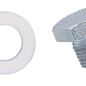 Moroso 97000 Magnetic Drain Plug 1/2-20in Thread 3/4in Hex Head Nylon Washer