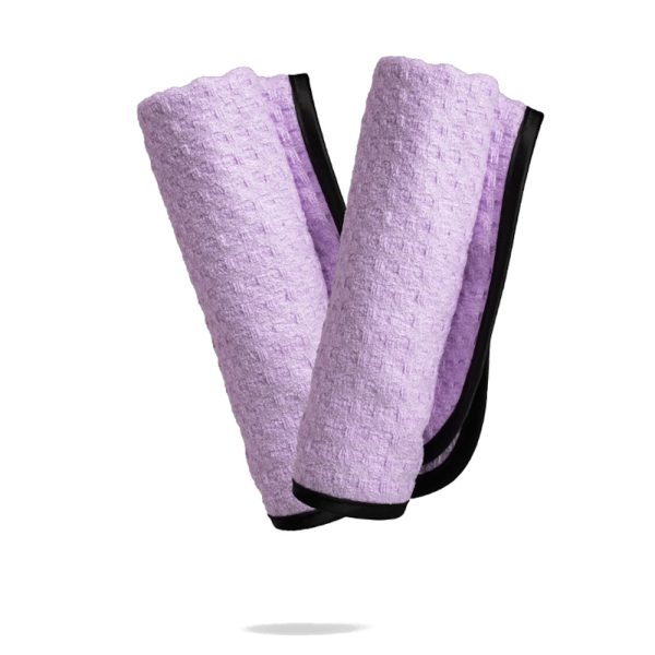Adams TWL1042-S Purple Microfiber Waterless Towels - 2 Pack