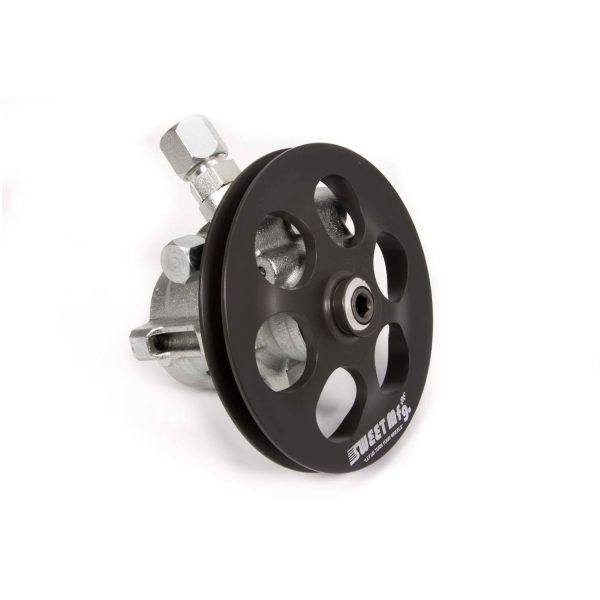 Sweet Mfg 305-70331 1300 PSI Steel Type 2 Power Steering Pump w/ V-Belt Pulley