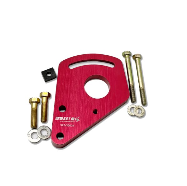 Sweet Mfg 325-30034 SBC Block Mount Power Steering Pump Bracket w/ Hardware