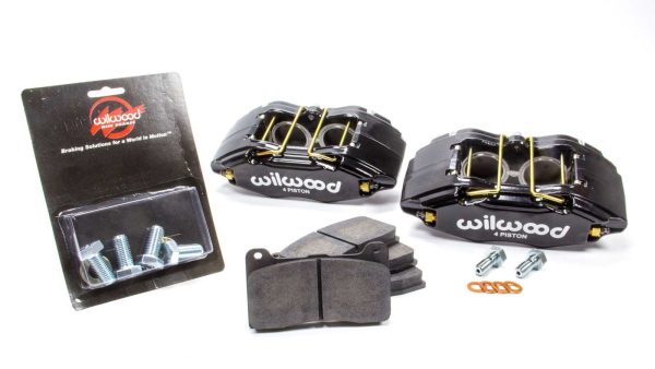 Wilwood 140-13029 DynoPro Forged Front Brake Calipers Honda Acura 4 Piston Gray