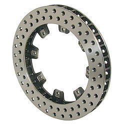 Wilwood 160-5864 Ulltralite 32 Vane Brake Rotor Drilled Iron 8 x 7 BC