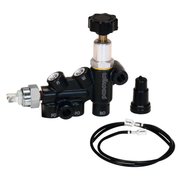 Wilwood 260-11179 Proportioning Valve Kit w/Knob 100-1000psi 3/8 Inverted Flare